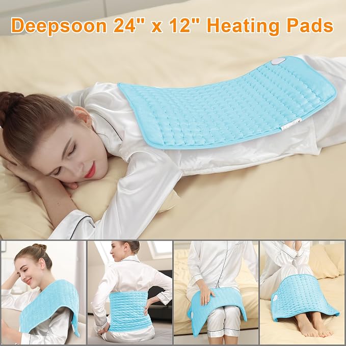 Deepsoon Heating Pad, Electric Heating Pads - Image 2