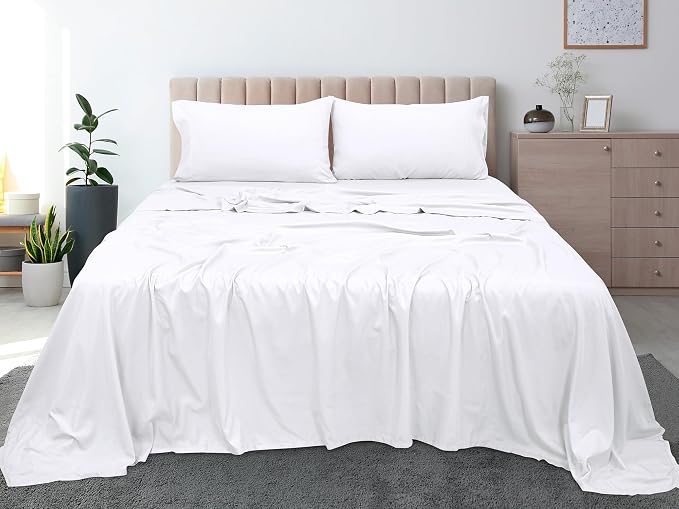 Royale Linens 300 Thread Count 100% Long Staple Combed Cotton Flat Sheet - Image 9