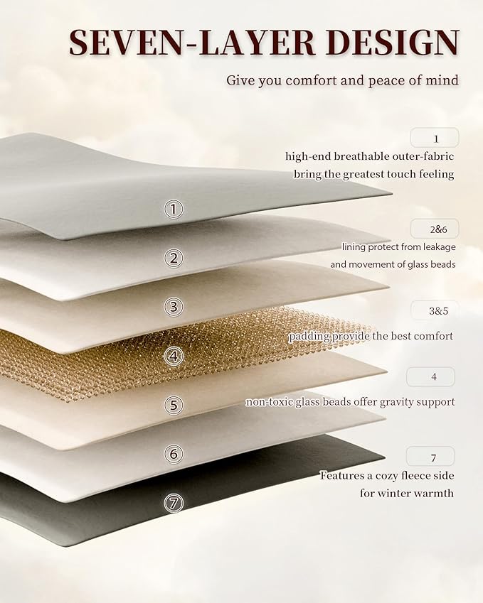 L'AGRATY Queen/King Size Weighted Blanket - Image 6