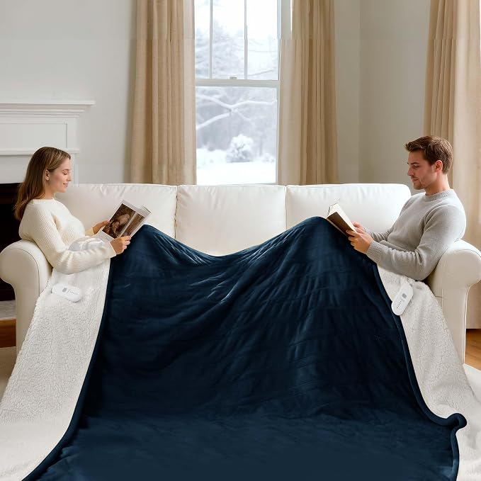 Heated Blanket King Size by FVERWAG