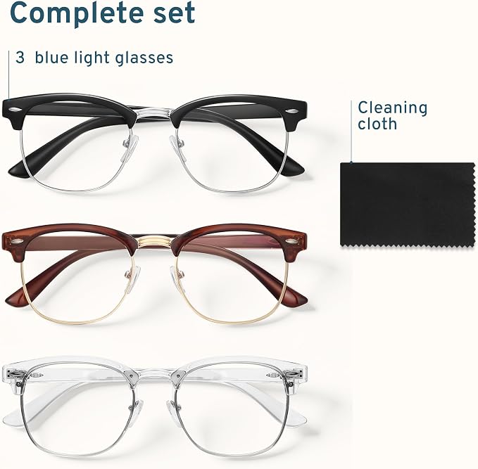 racico Blue Light Glasses for Men & Women - Image 7