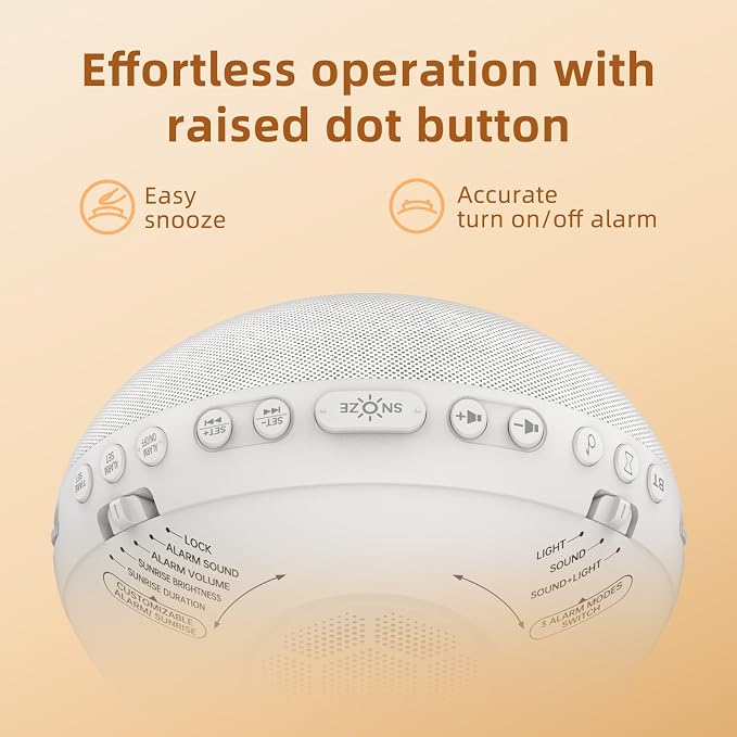 Sunrise Alarm Clock White Noise Machine: Natural Wake Up Light - Image 7