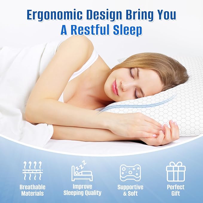 CushyOasis Shredded Memory Foam Pillow - Image 6