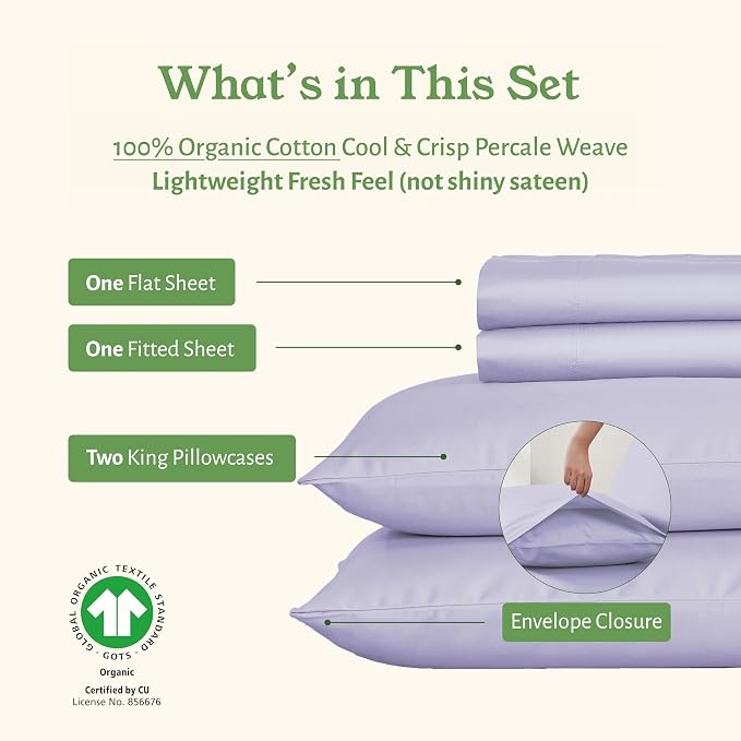 California Design Den Deep Pocket King Sheet Set - Image 4