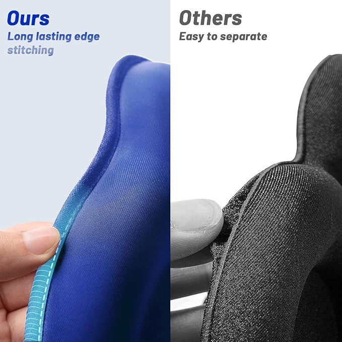 Sleep Eye Mask for Men Women, Sleeping Mask for Side Sleeper, Travel Blackout - Image 5