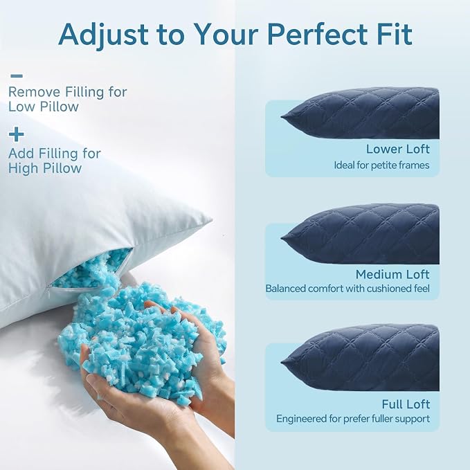 BEDELITE Cooling Body Pillow for Adults, Creative Ultra Soft Cool-Touch Quilted - Image 6