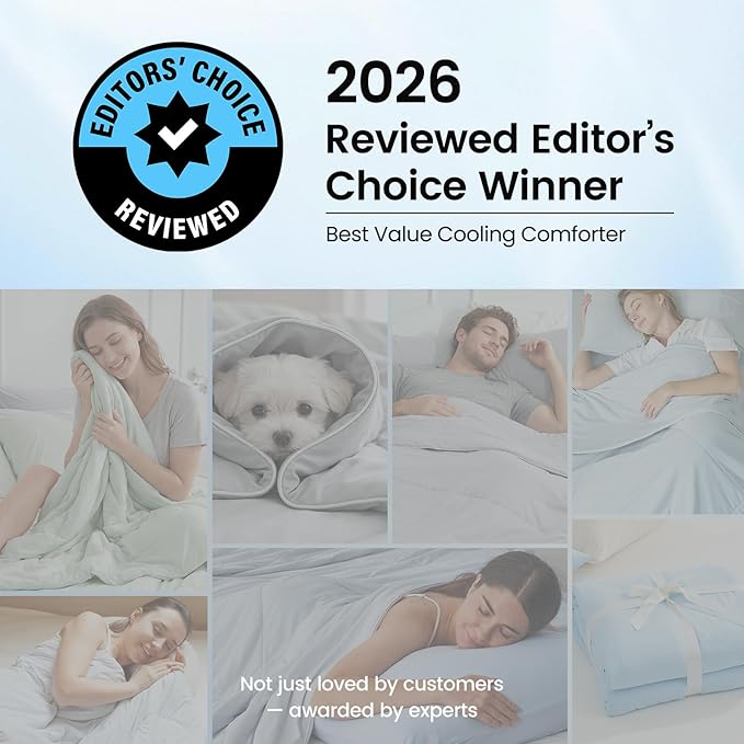 Cozy Bliss Cooling Comforter Twin XL Size, Cooling Blankets - Image 3
