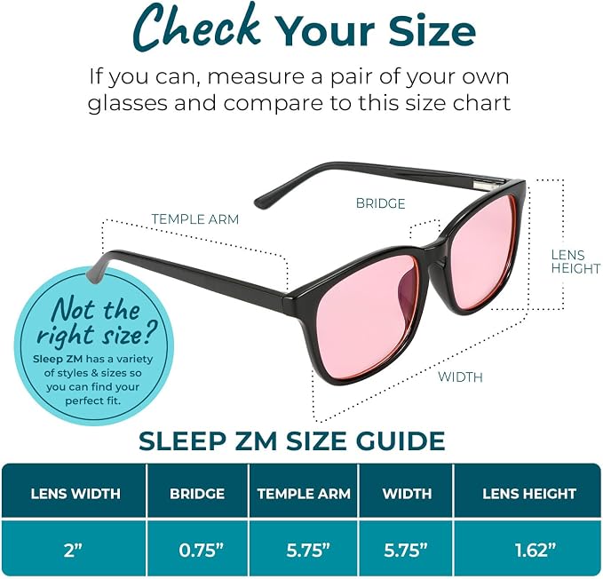 Sleep ZM Blue Light Blocking & Light Sensitivity Glasses - Image 5