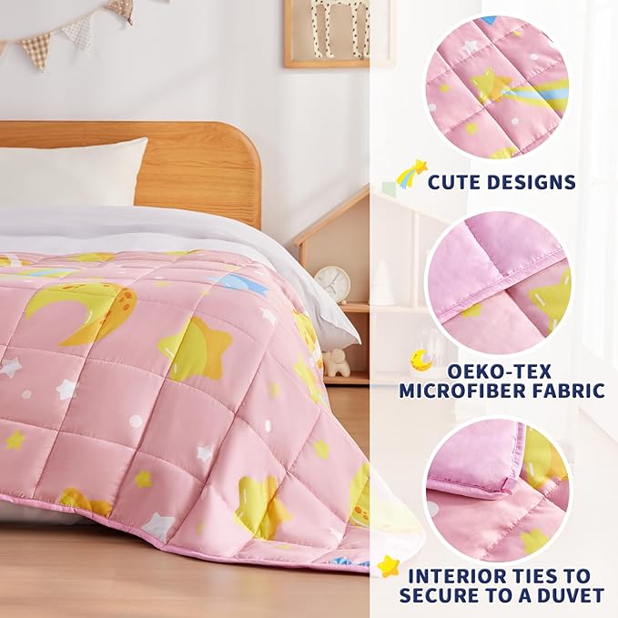 anfie Weighted Blanket Kids Weighted Blanket Cooling Blanket - Image 2