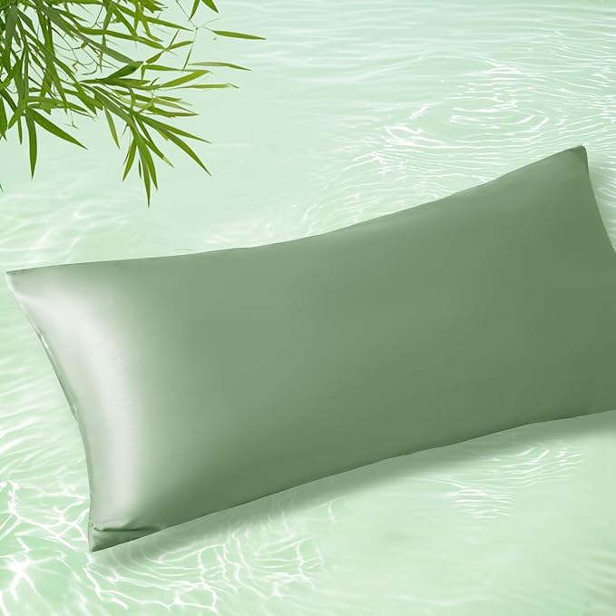 Homiest Cooling Body Pillow Case, 100% Rayon Derived from Bamboo Body Pillow by Homiest