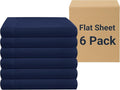 ZPECC Bulk Flat Sheets Only Twin Size 6 Pack, Easy Sort Top Bed Sheet by by ZPECC-ABrandThatHasBeenFocusedOnBabyProductsFor18Years