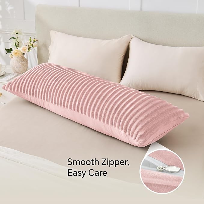 BEDELITE Fluffy Faux Fur Body Pillow Cover - Image 5