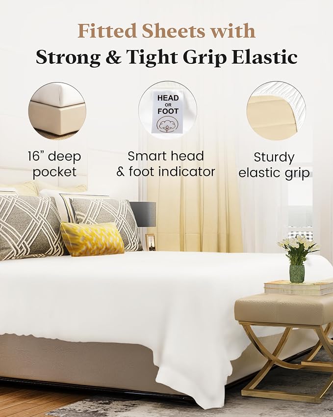 Good Sleep Bedding California King Fitted Sheet - Image 3