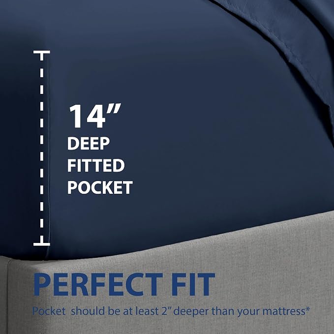 Cathay Home Queen Fitted Sheet - Image 3