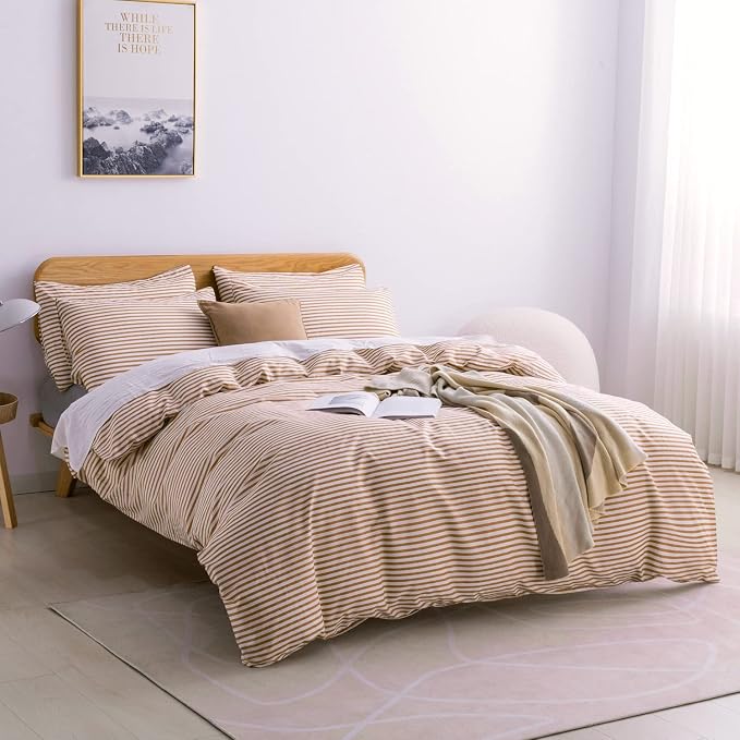 JELLYMONI Twin Duvet Cover Set, Cotton Duvet Cover 2 Pieces - Image 2