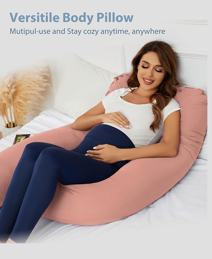 Pregnancy Pillow for Sleeping, U Shaped Maternity Pillow - Image 3