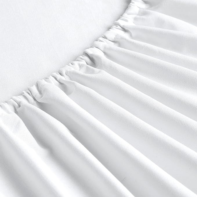 FreshCulture Queen Fitted Sheets, Bulk Pack of 6, Deep Pocket, Soft Microfiber - Image 2
