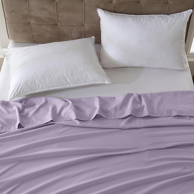 ZPECC Twin Flat Sheet Only 6 Pack, Durable Lavender Top Bed Sheets - Image 7
