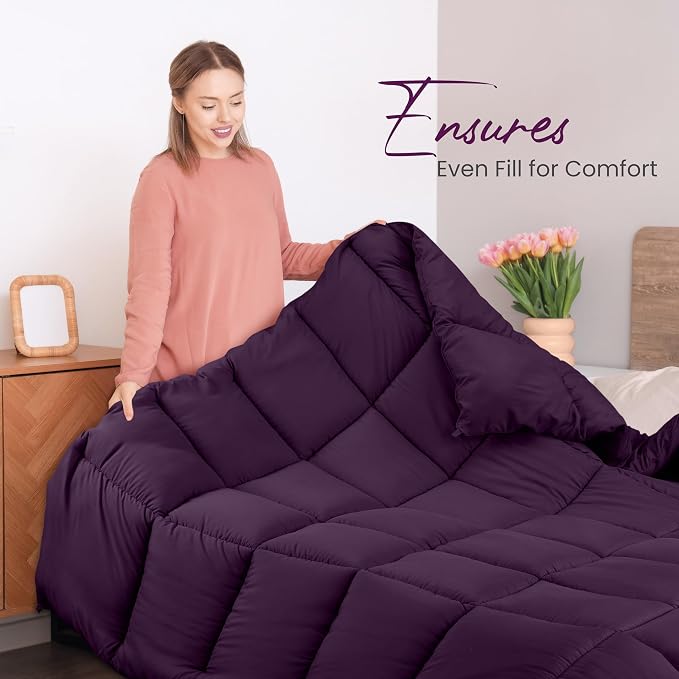 Utopia Bedding Comforters Twin Size, All Season Duvet Insert, Down Alternative - Image 5