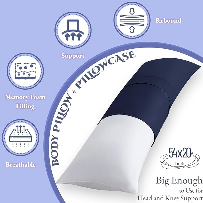 Ubauba Memory Foam Body Pillow - Image 3