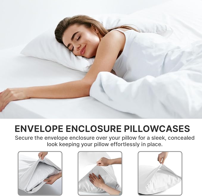 Queen Pillow Cases Set of 4 - Image 2