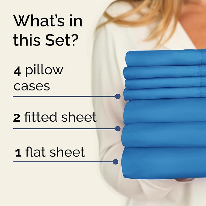 Split King 7 Piece Sheet Set - Image 2