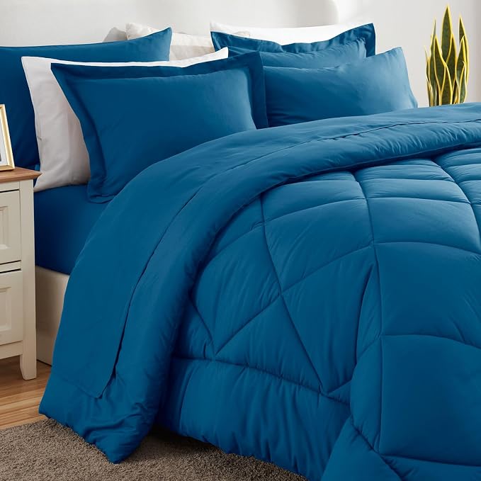 CozyLux Full Size Comforter Sets Teal - Image 8