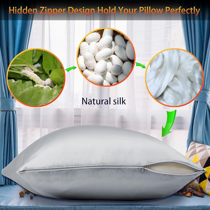 Mulberry Silk Pillowcase 2 Pack - Image 5