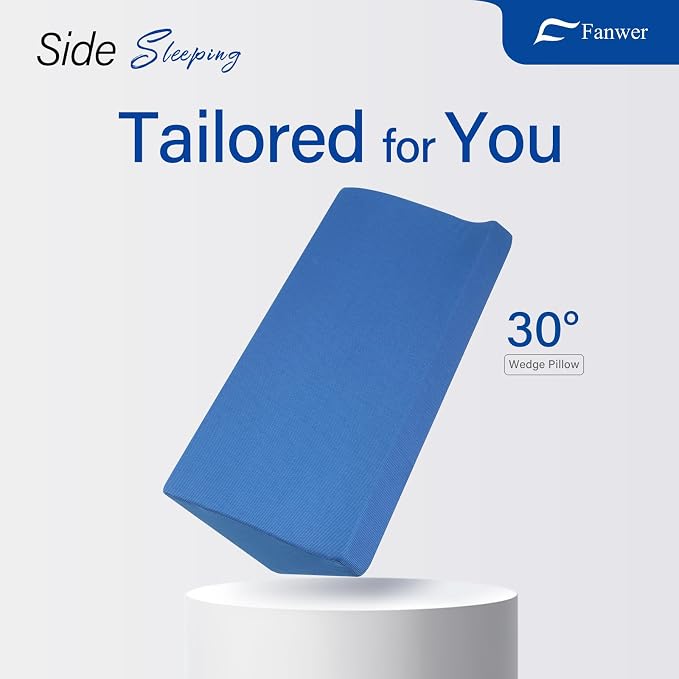 Fanwer 24in Bed Wedge Pillow for Sleeping Body Position Wedges Back Positioning - Image 5