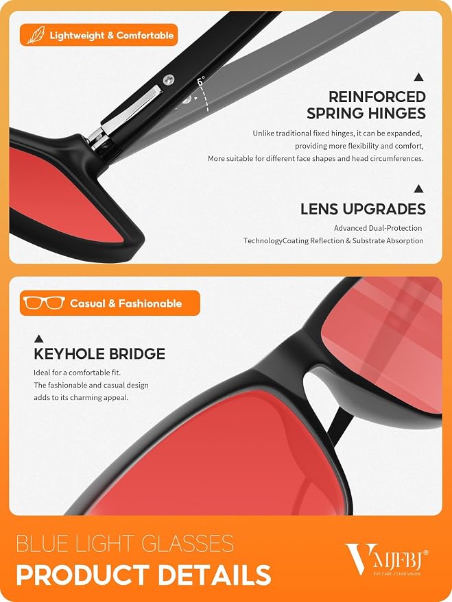 VMJFBJ Blue Light Blocking Glasses - Image 7