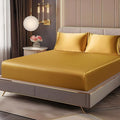 BEDELITE Satin Fitted Sheet and Pillowcase Set, Luxury Soft Similar to Silk by BEDELITE
