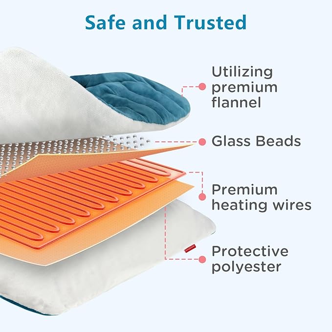 Comfytemp Weighted Heating Pad for Back & Period, FSA Eligible Extra Large - Image 6