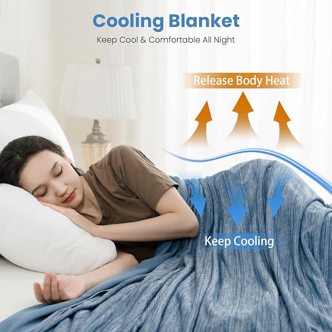 OIGAE Cooling Blanket for Hot Sleepers - Image 4
