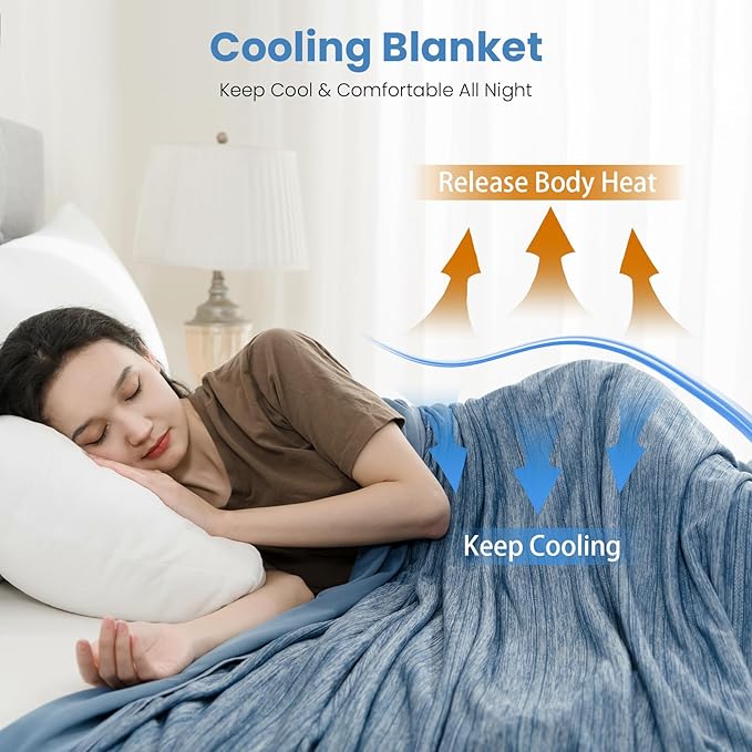OIGAE Cooling Blanket for Hot Sleepers - Image 4