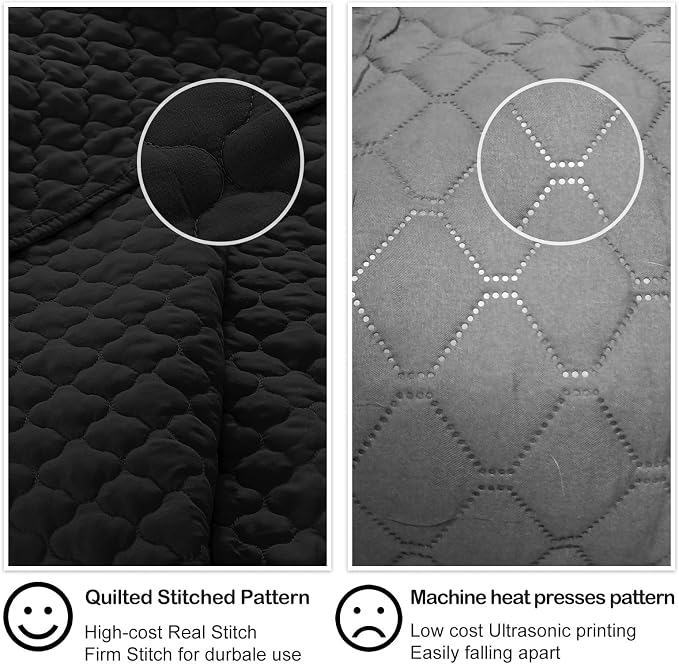 HORIMOTE HOME Quilt Set Twin Size, Soft Coverlet Set Lightweight Microfiber - Image 5