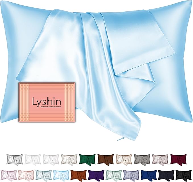 Silk Pillow Cases Standard Size by LYSHINSILKPILLOWCASES