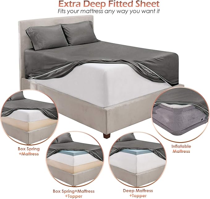 Hearth & Harbor Extra Deep Pocket Sheets - Image 6