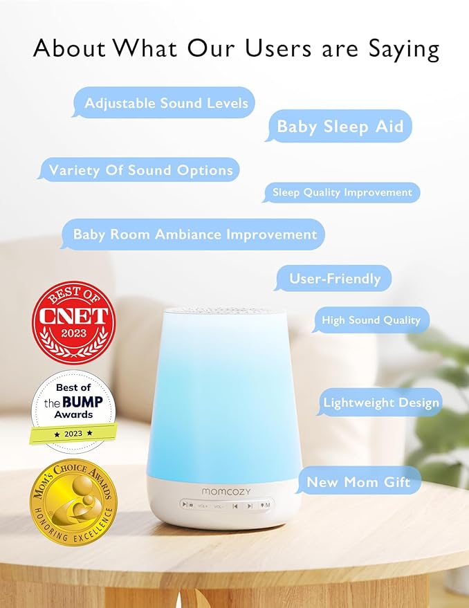 Baby Sound Machine, Momcozy White Noise Machine - Image 3