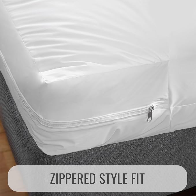 DMI Twin XL Zip Mattress Cover, Waterproof and Washable, Noiseless Cover - Image 5