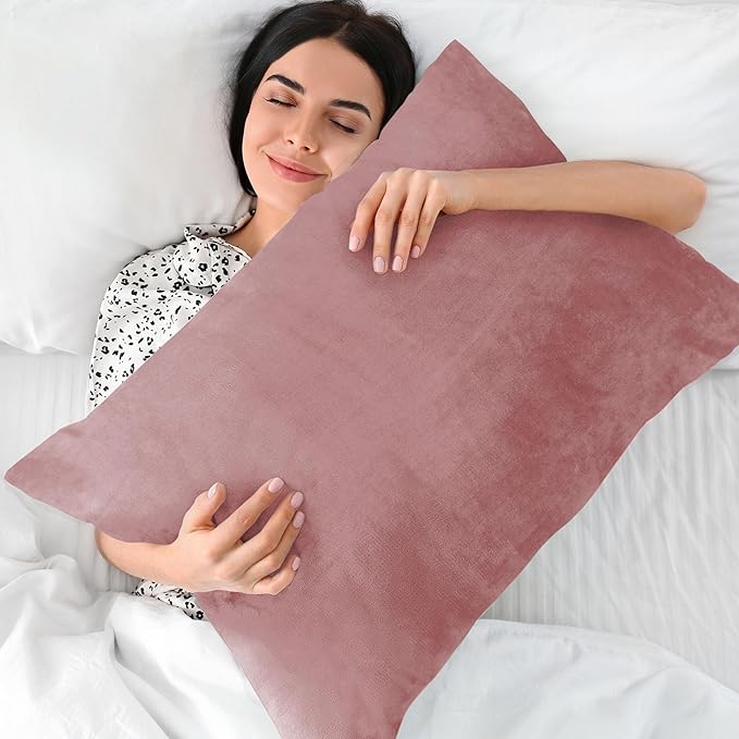 BEDELITE Flannel Pillowcases Standard Set of 2, Super Soft Fleece Pillow Case - Image 5