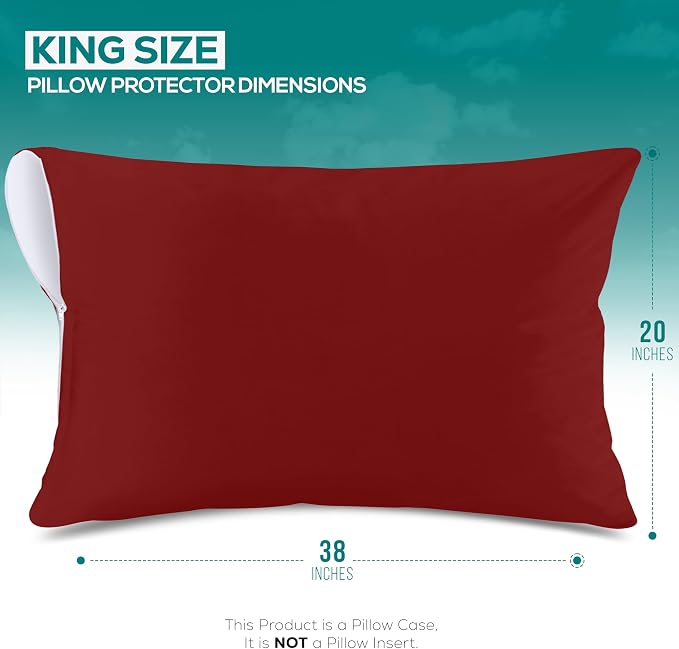 Utopia Bedding Premium 100% Waterproof Pillow Protectors - Image 2