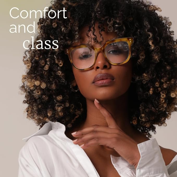 miyya Blue Light Glasses for Women & Men – Oversized UV & Blue Light Blocker - Image 7