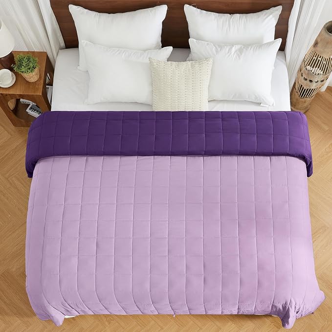King Size Weighted Blanket for Adults Cooling Heavy Blanket for Sleeping - Image 7