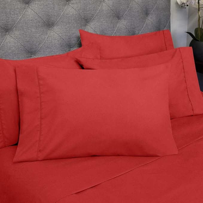 Sweet Home Collection 6 Piece 1500 Supreme Collection Brushed Microfiber Deep - Image 2