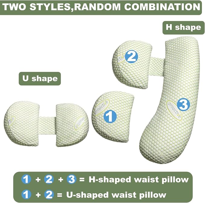 Pregnancy Pillows for Sleeping, Pregnancy Must Haves Body Pillow, Maternity - Image 4
