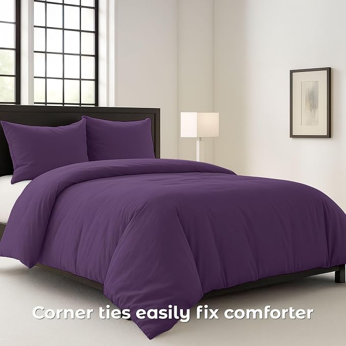 Pure Bedding Duvet Cover Twin/Twin XL Size - Image 5