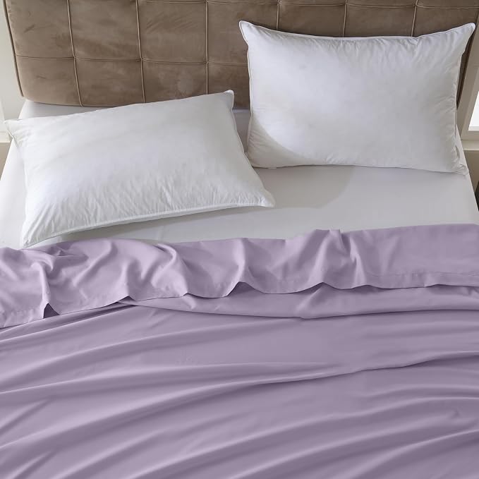 ZPECC Queen Flat Sheet Only 1 Pack, Durable Lavender Top Bed Sheets - Image 7