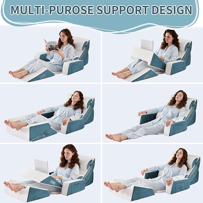 Yojoker 9PCS Orthopedic Bed Wedge Pillow Set - Image 6