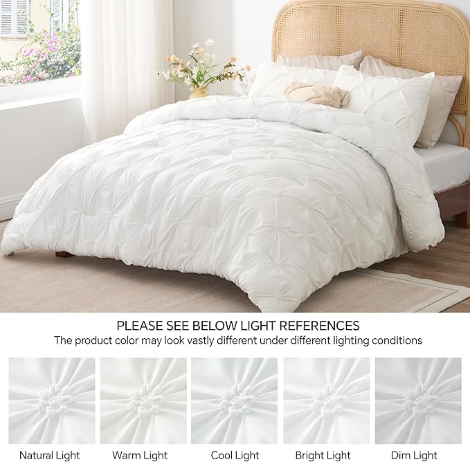 BEDELITE White Queen Comforter Set - Image 7