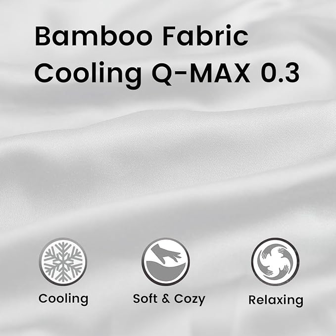 Viscose Made from Bamboo Cooling Weighted Blanket California King Size Heavy - Image 4